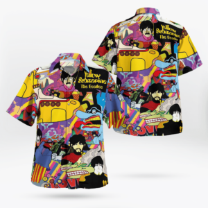 The Beatles Yellow Submarine Hawaiian Shirt