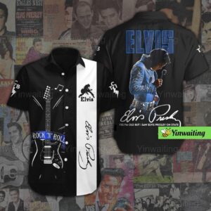 Elvis Presley Shirt, Elvis Presley Button Shirt, Elvis Presley Hawaii Shirt, Button Down Shirt, Elvis King Shirt, Elvis Presley Gifts
