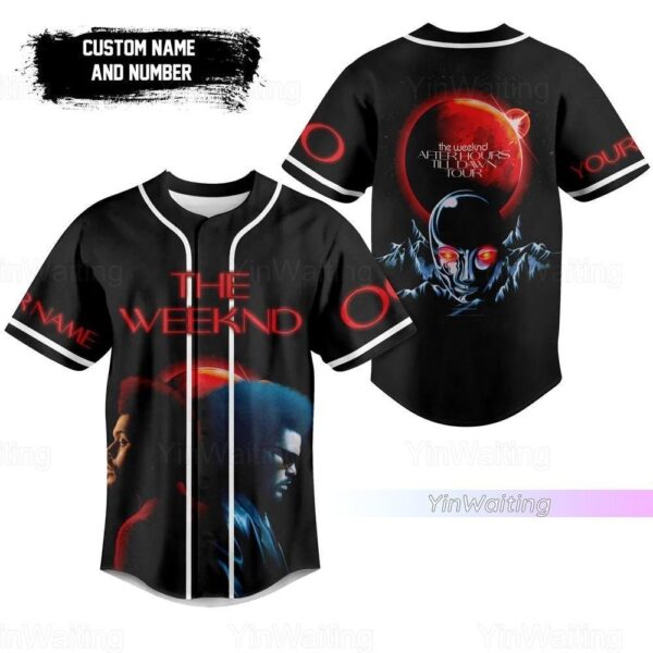 The Weeknd Baseball Jersey – Shop Personalized Athletic Tour Shirt