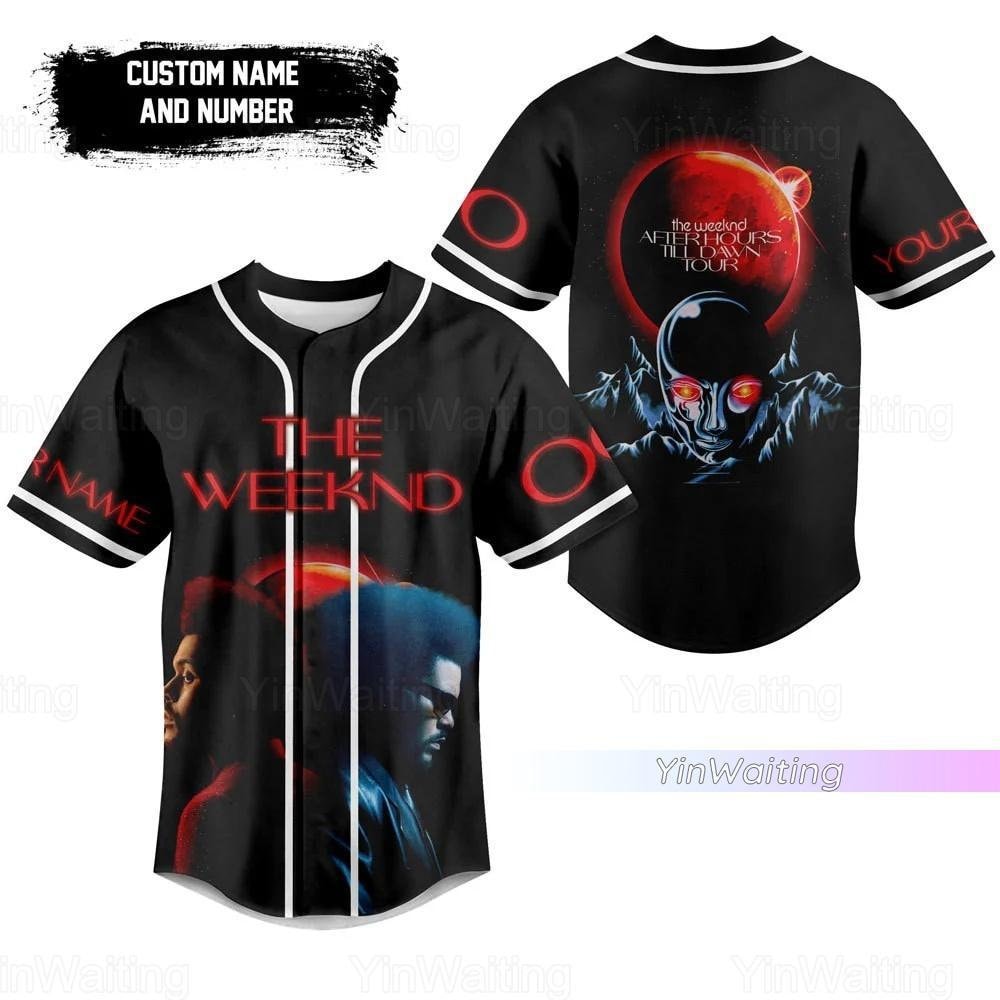 The Weeknd Baseball Jersey – Shop Personalized Athletic Tour Shirt The Weeknd Baseball Jersey – Shop Personalized Athletic Tour Shirt