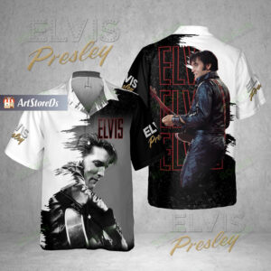 Elvis Presley Hawaii Shirt, Elvis Presley Button Shirt, Elvis Presley Shirt, Button Down Shirt, The King Shirt, Rock And Roll Shirt