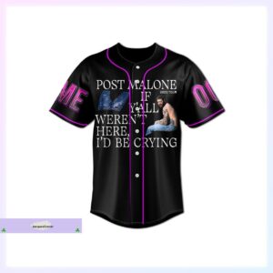Post Malone Baseball Jersey, Posty Tour 2025 Gift for Fans Shirt Gift for Fans 1