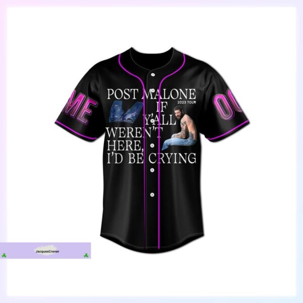 Post Malone Baseball Jersey, Posty Tour 2025 Gift for Fans Shirt Gift for Fans