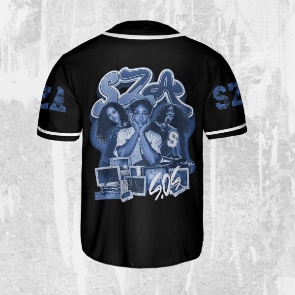 Personalize SZA Retro Vintage SOS Jersey, Sza Baseball Jersey, SOS New Album Merch Gift for Fans
