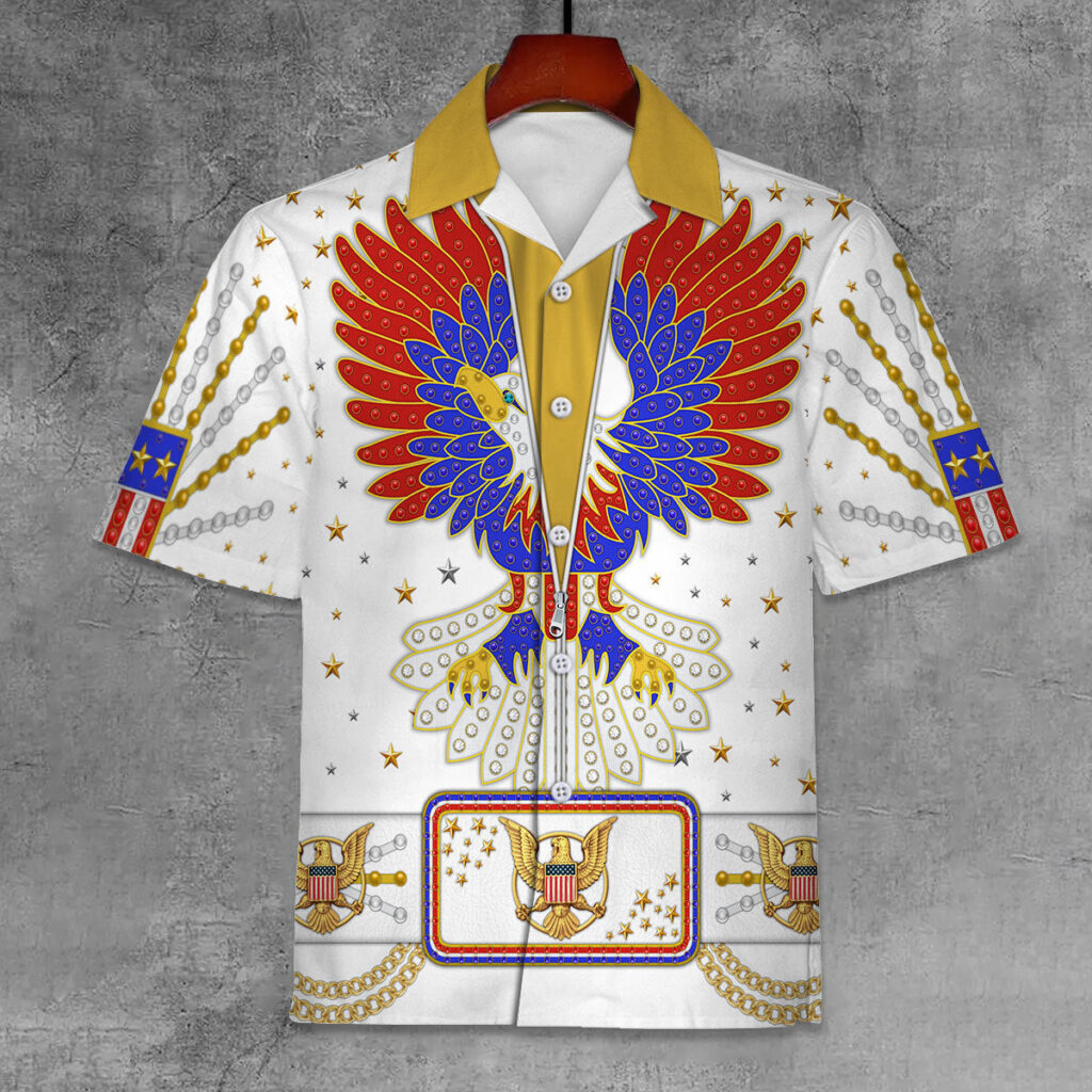 Elvis New Generation Eagle Unisex Hawaiian Shirt Elvis New Generation Eagle Unisex Hawaiian Shirt