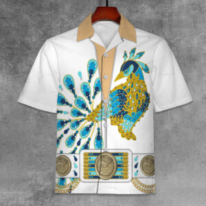 Elvis Peacock Unisex Hawaiian Shirt