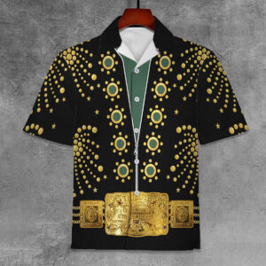 Elvis The Fireworks Unisex Hawaiian Shirt