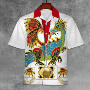Elvis The Dragon Unisex Hawaiian Shirt
