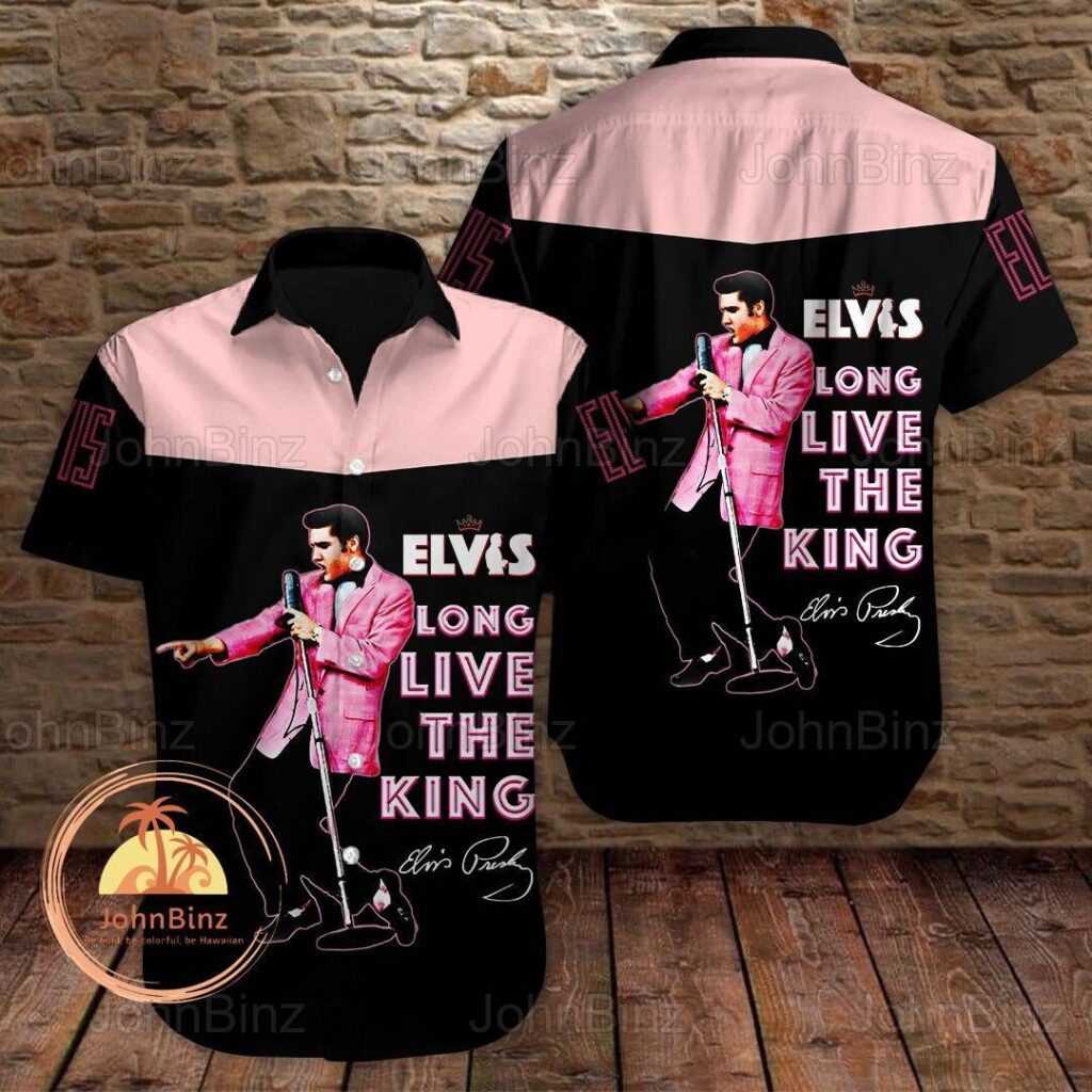 Elvis Presley Button Shirt, Long Live The King Shirt, Button Down Shirt, Elvis Presley Lover Gift, Shirt For Men, Short Sleeve Shirt Elvis Presley Button Shirt, Long Live The King Shirt, Button Down Shirt, Elvis Presley Lover Gift, Shirt For Men, Short Sleeve Shirt