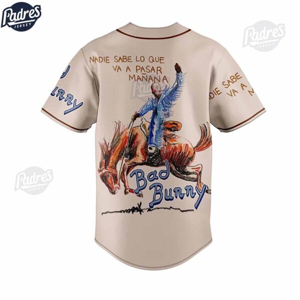 Bad Bunny Nadie Sabe Baseball Jersey