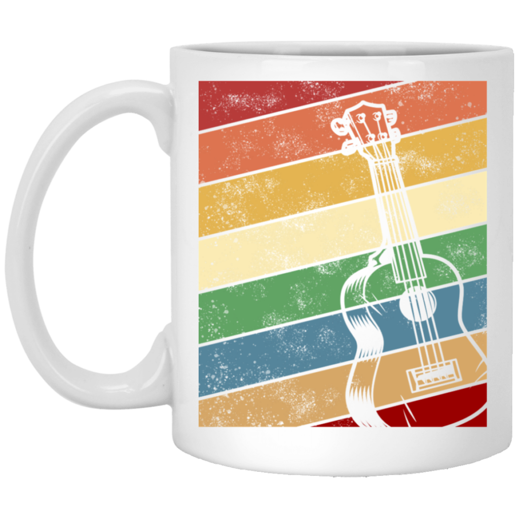 Guitar Bass Retro, Music Vintage, Love Music, Best Of Guitar White Mug Guitar Bass Retro, Music Vintage, Love Music, Best Of Guitar White Mug