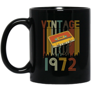 Cassettes Vintage Gift Gift Birthday Gifts Music Lover Gift For Man Black Mug