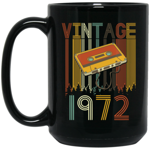 Cassettes Vintage Gift Gift Birthday Gifts Music Lover Gift For Man Black Mug