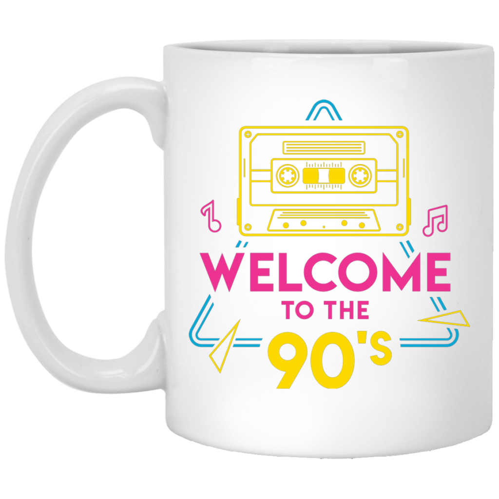 Welcome To The Gifts, Gifts Cassette, Disco Music White Mug Welcome To The Gifts, Gifts Cassette, Disco Music White Mug