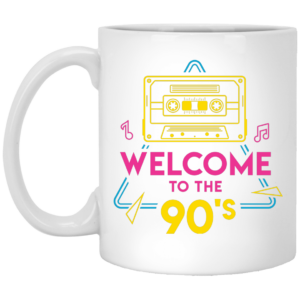 Welcome To The Gifts, Gifts Cassette, Disco Music White Mug