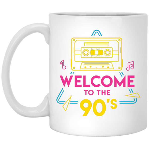 Welcome To The Gifts, Gifts Cassette, Disco Music White Mug