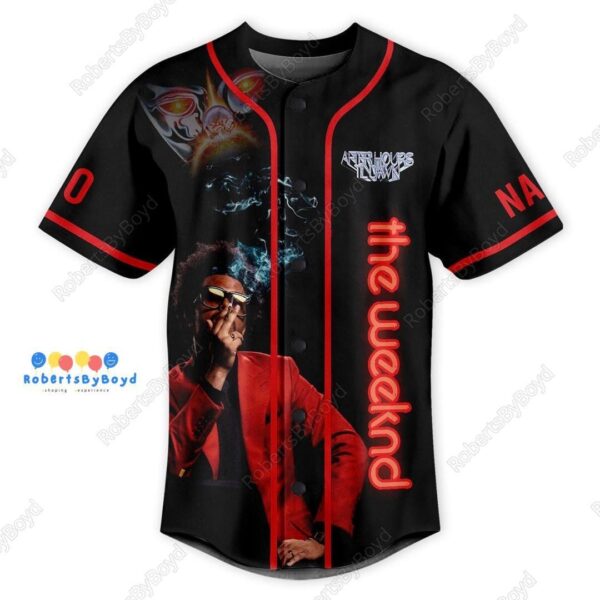 The Weeknd Custom Shirt: Athletic Baseball & Music Lovers Merch – Perfect Gift for Him!