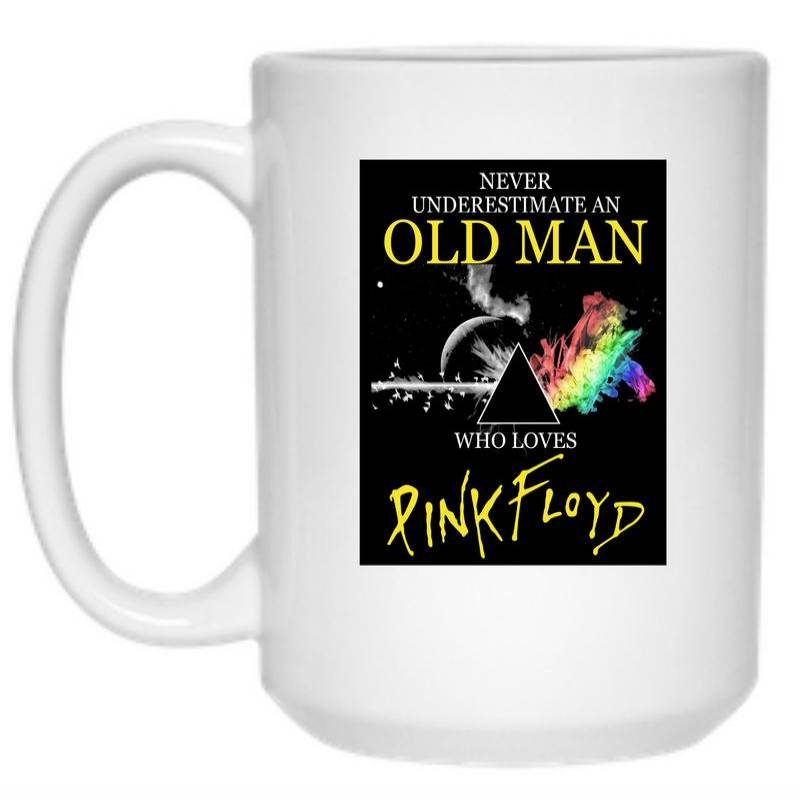 Never Underestimate An Old Man Who Loves Pink Floyd Mug – 15oz Never Underestimate An Old Man Who Loves Pink Floyd Mug – 15oz