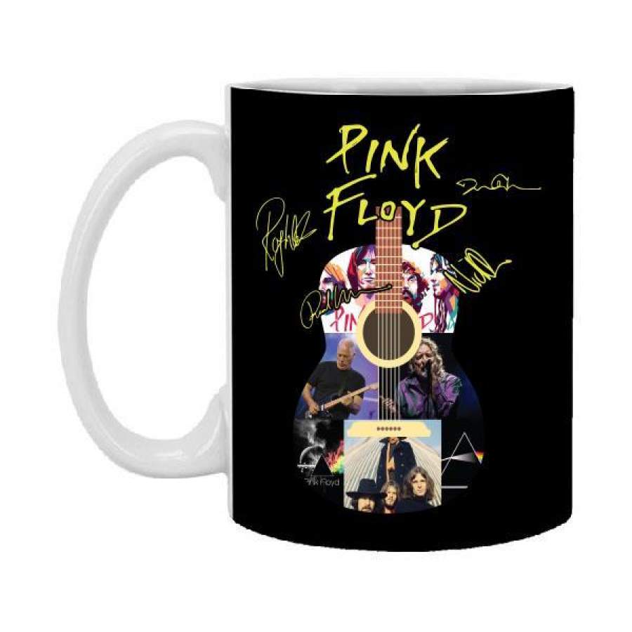 Pink Floyd Guitar Signatures 11 oz Mug Pink Floyd Guitar Signatures 11 oz Mug