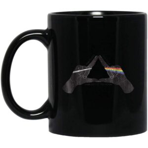 Pink Floyd Dark Side of the Moon Short Sleeve Mugs 11 oz 15 oz Black Mug