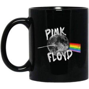 Pink Floyd Unique Dark Side of the Moon Prism Mug 11 oz 15 oz Black Mug