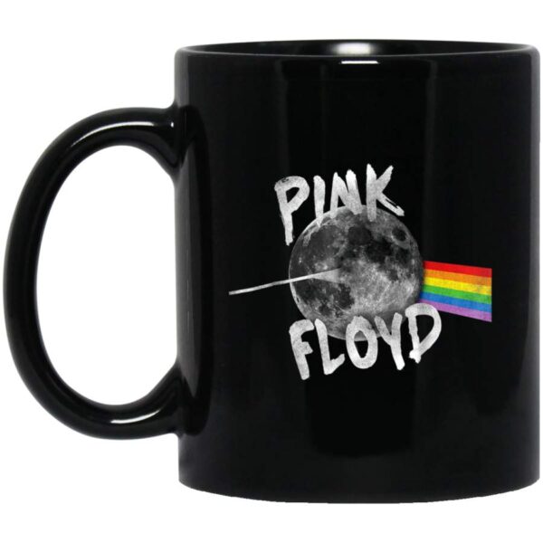 Pink Floyd Unique Dark Side of the Moon Prism Mug 11 oz 15 oz Black Mug
