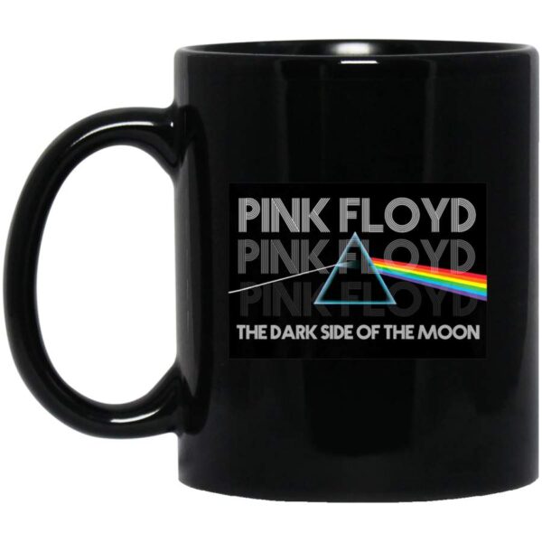 Pink Floyd Dark Side of the Moon Short Sleeve Mug 11 oz 15 oz Black Mug
