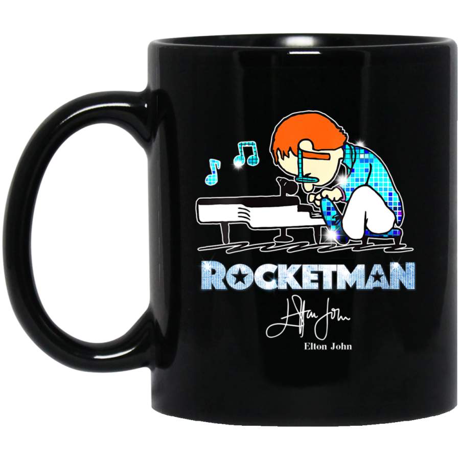 Elton John Playing Piano Rocketman Gift 11 oz Mug Elton John Playing Piano Rocketman Gift 11 oz Mug