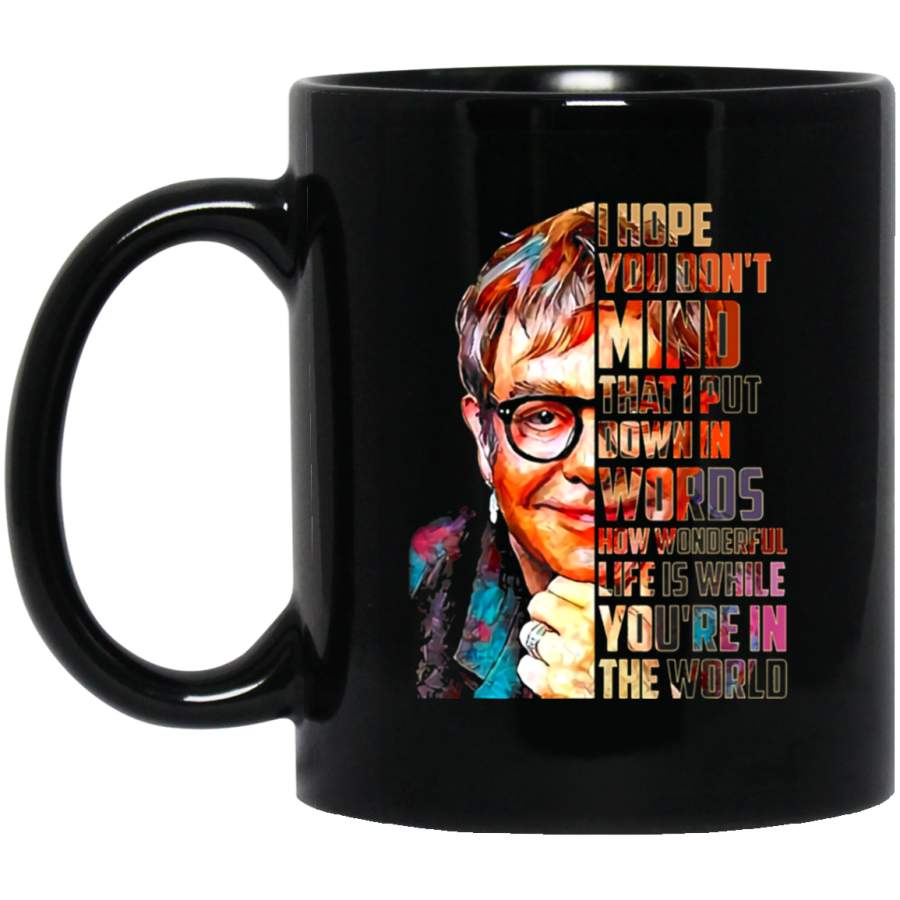 Elton John First Given Name Pride Vintage Distressed Coffee Mug Elton John First Given Name Pride Vintage Distressed Coffee Mug