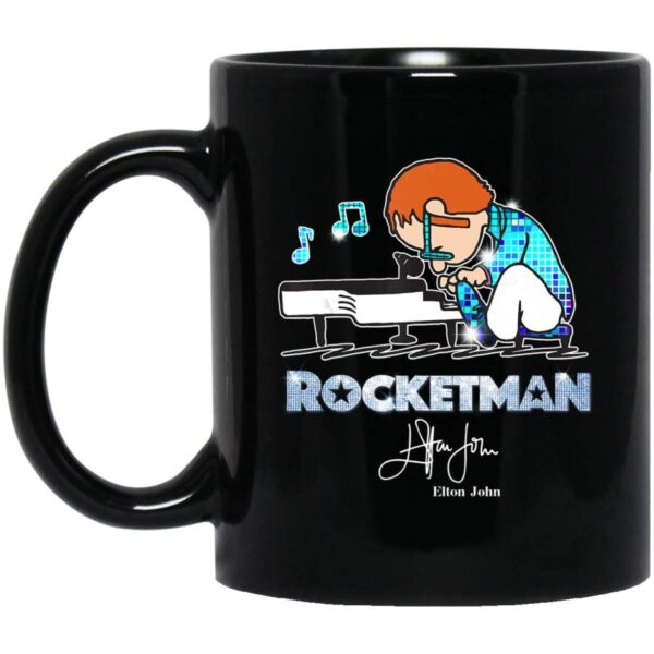 Elton John Playing Piano Rocketman Gift Coffee Mug