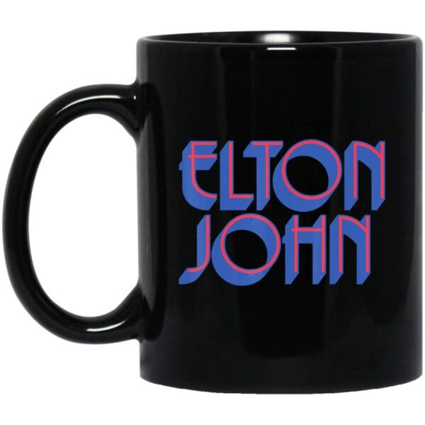 Elton John Official Text Logo Coffee Mug
