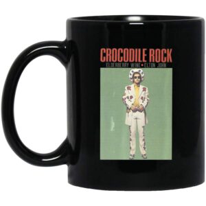 Elton John Official Crocodile Rock Coffee Mug