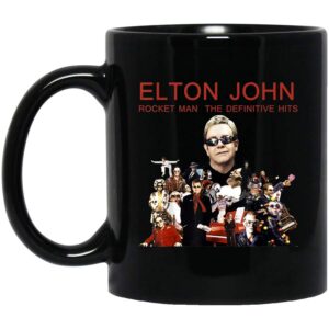 Rocket Man The Definitive Hits Elton John 11 oz Mug