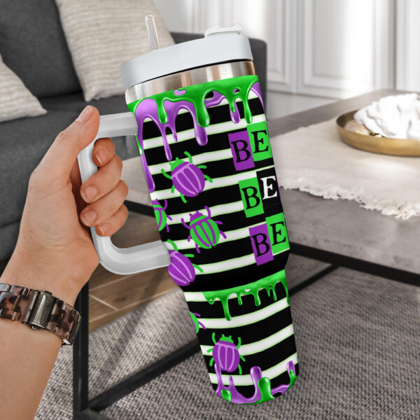 Beetlejuice 40oz Stanley Tumbler Gift – Gift for Fans – Gift for Fans