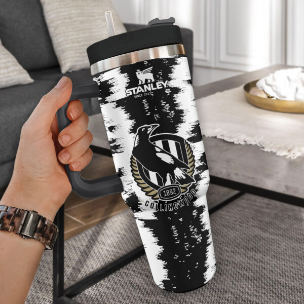 Collingwood FC 40oz Stanley Tumbler – Gift for Fans – Gift for Fans