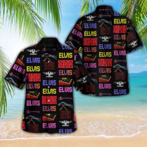 Elvis Presley 3D Hawaii Shirt Gift