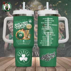 Boston Celtics 40oz Stanley Tumbler Gift - Gift for Fans - Gift for Fans