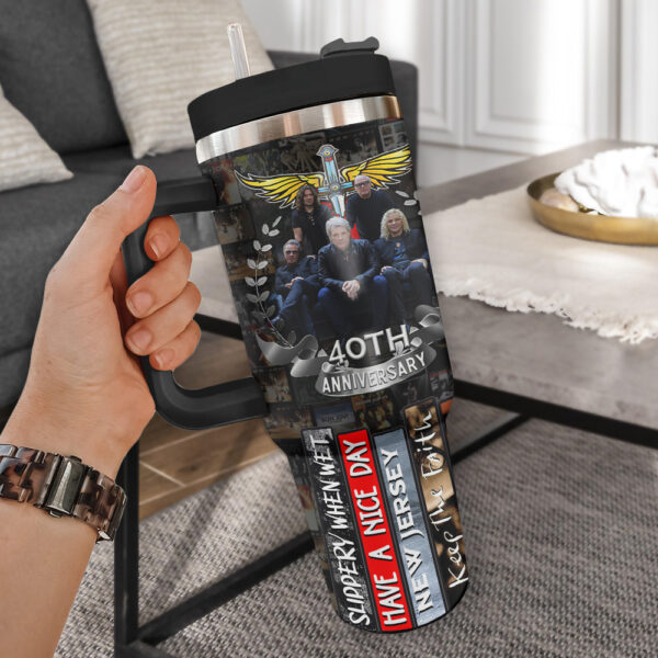 Bon Jovi 40oz Stanley Tumbler Gift – Gift for Fans – Gift for Fans