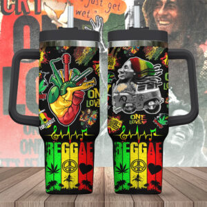 Bob Marley 40oz Stanley Tumbler Gift - Gift for Fans - Gift for Fans