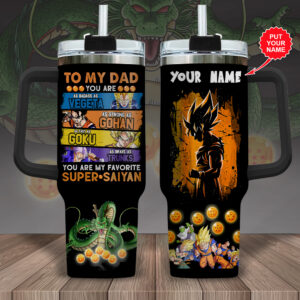 Personalized Dragon Ball 40oz Stanley Tumbler Gift - Gift for Fans - Gift for Fans 1