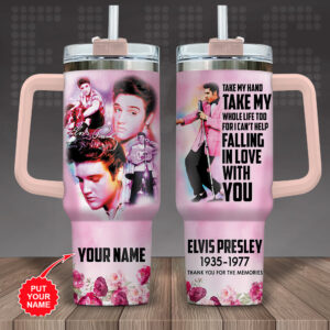 Personalized Elvis Presley 40oz Stanley Tumbler Gift - Gift for Fans - Gift for Fans