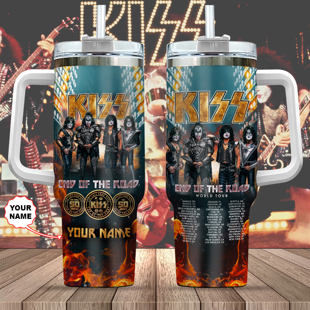 Personalized Kiss Band 40oz Stanley Tumbler – Gift for Fans – Gift for Fans Personalized Kiss Band 40oz Stanley Tumbler – Gift for Fans – Gift for Fans