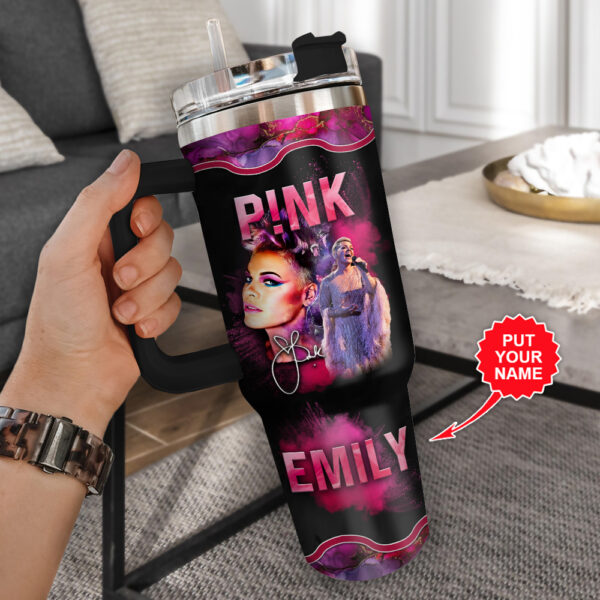 Personalized P!nk 40oz Stanley Tumbler Gift – Gift for Fans – Gift for Fans