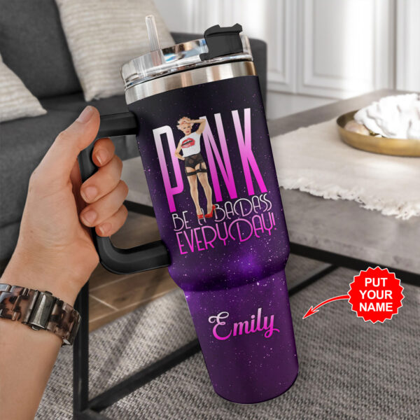 Personalized P!nk 40oz Stanley Tumbler Gift – Gift for Fans – Gift for Fans