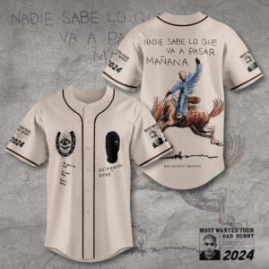 Bad Bunny Baseball Jersey Gift