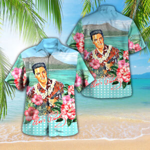 Elvis Presley 3D Hawaii Shirt Gift