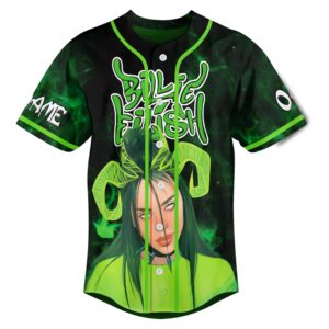 Billie Eilish Baseball Jersey For Men Women And Kids Gift 3