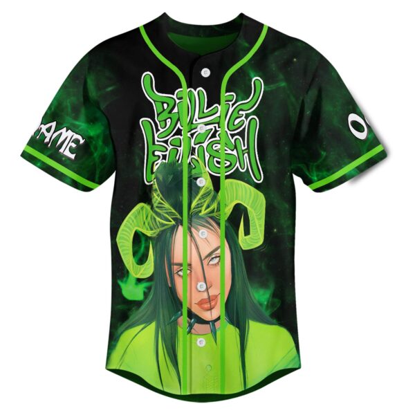 Billie Eilish Baseball Jersey For Men Women And Kids Gift