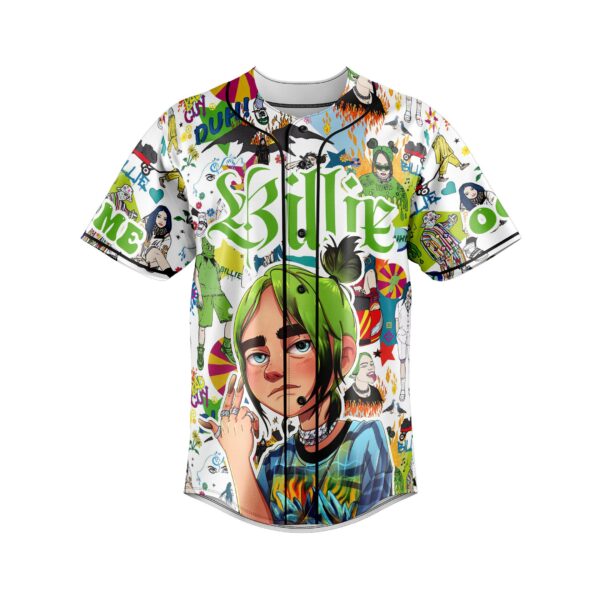 Billie Eilish Baseball Jersey For Men Women And Kids Gift