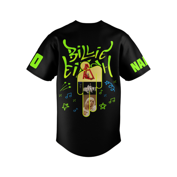 Billie Eilish Baseball Jersey For Men Women And Kids Gift